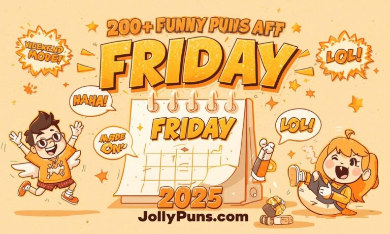 200+ Funny Friday Puns & Jokes One Liner (2025)