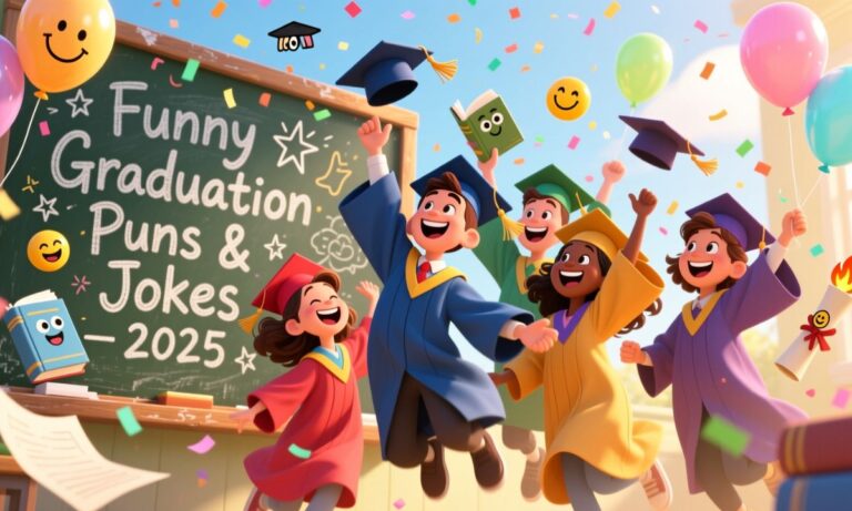200+ Funny Graduation Puns & Jokes One Liner (2025) (1)