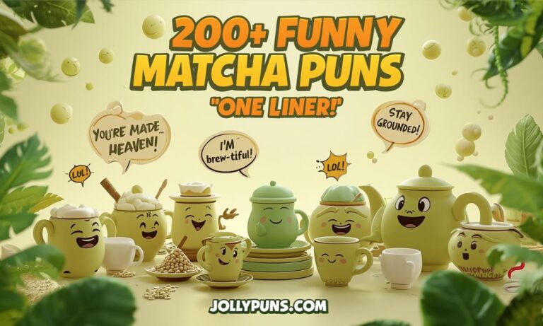 200+ Funny Matcha Puns & Jokes One Liner (2025)