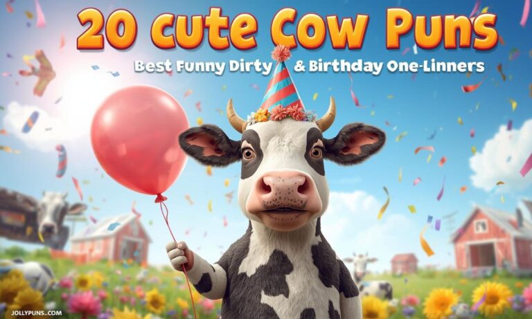 220 Cute Cow Puns – Best Funny Dirty & Birthday One-Liners