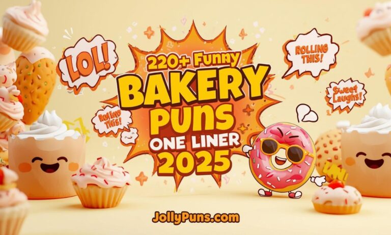 220+ Funny Bakery Puns & Jokes One Liner (2025)