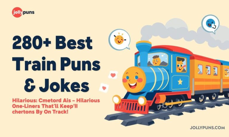 280+ Best Train Puns & Jokes (2025) | Funny Railway One-Liners