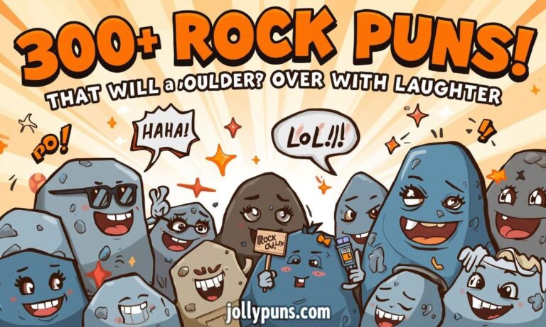 300+ Rock Puns That Will Boulder You Over with Laughter