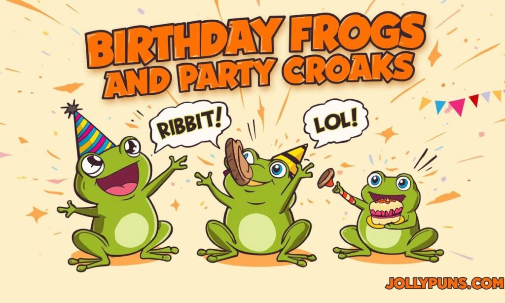 Birthday Frogs and Party Croaks