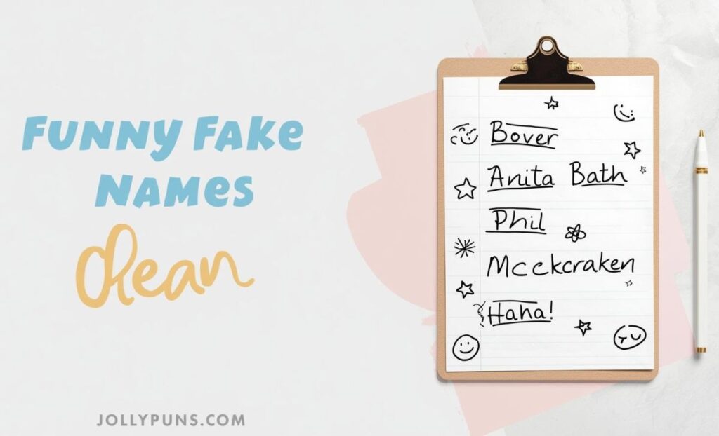 Funny Fake Names Clean