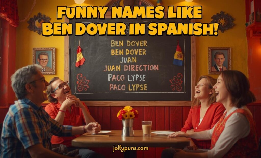 Funny Names Like Ben Dover in Spanish