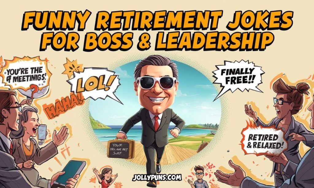 Funny Retirement Jokes For Boss & Leadership