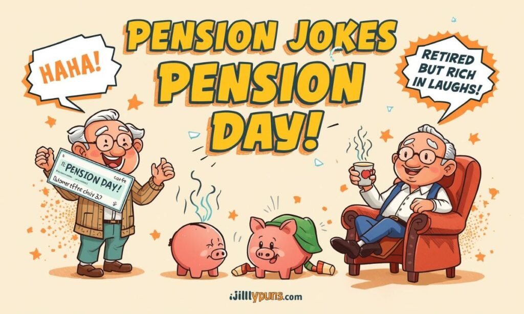 Pension Jokes One Liners & Funny Pension Humor