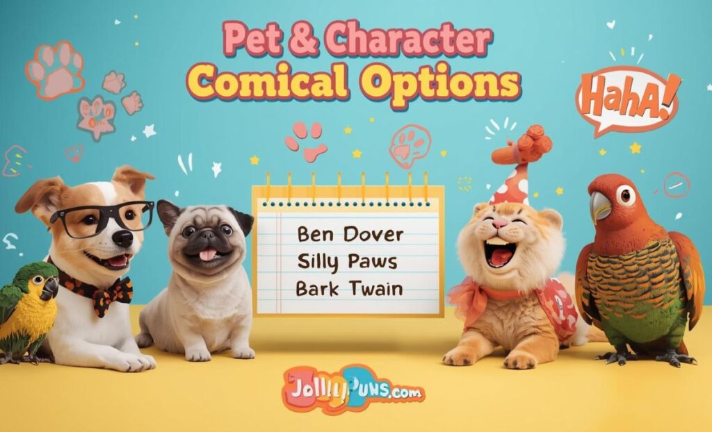 Pet & Character Comical Options