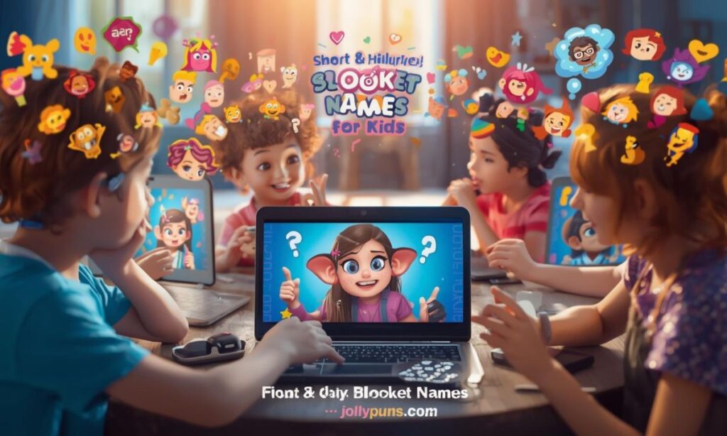 Short & Hilarious Blooket Names for Kids