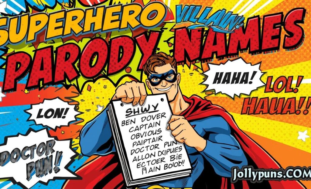 Superhero & Villain Parody Names