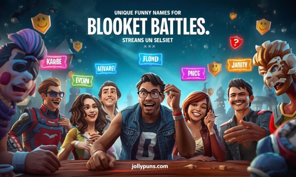 Unique Funny Names for Blooket Battles