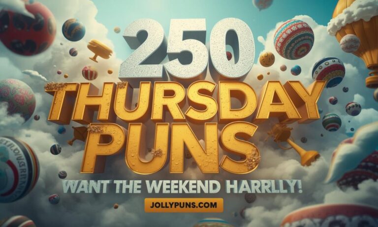 250 Thursday Puns So Funny You’ll Want the Weekend Early