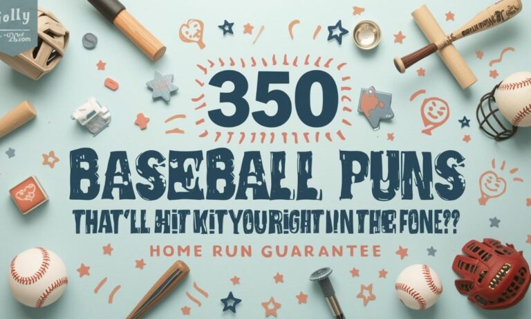 350 Baseball Puns That’ll Hit You Right in the Funny Bone—Home Run Guarantee