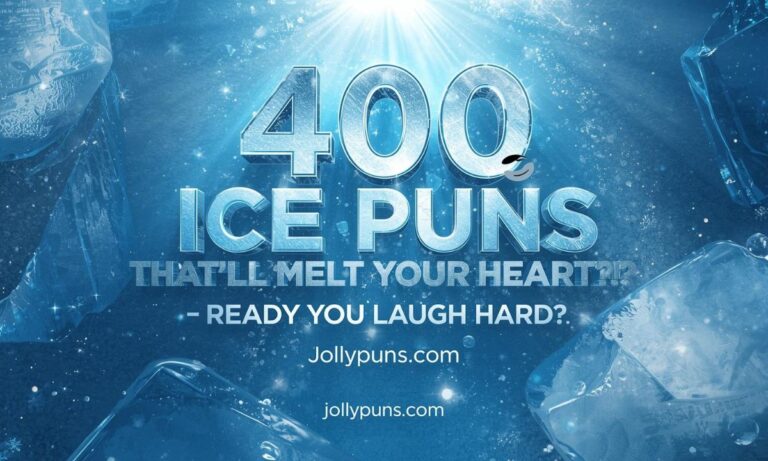 400 Ice Puns That'll Melt Your Heart – Ready to Laugh Hard