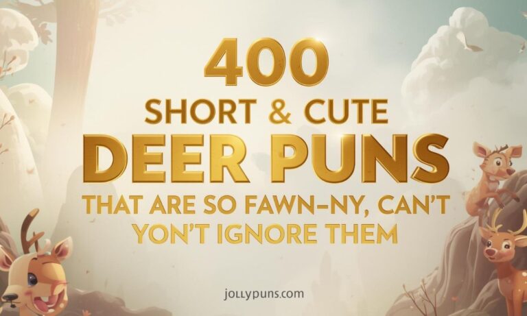 _400 Short & Cute Deer Puns That Are So Fawn-ny You Can’t Ignore Them