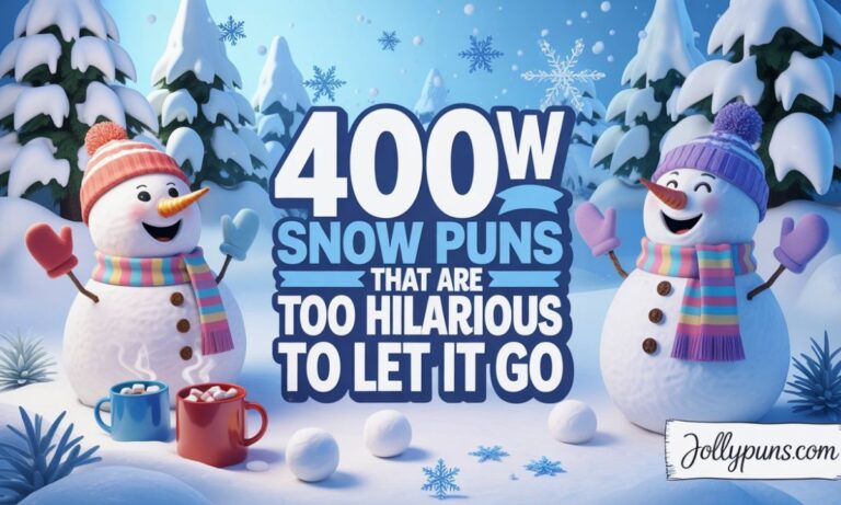 400 Snow Puns That Are Too Hilarious to Let It Go