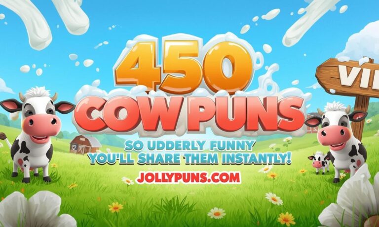 450 Cow Puns So Udderly Funny You’ll Share Them Instantly!