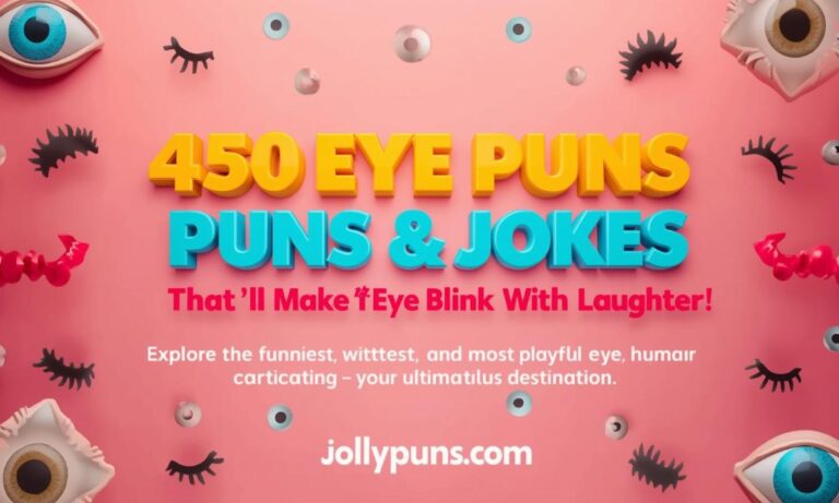 450 Eye Puns & Jokes That’ll Make You Blink With Laughter