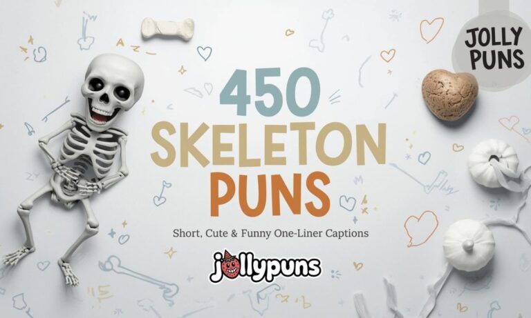 450 Skeleton Puns Short Cute One Liner Captions