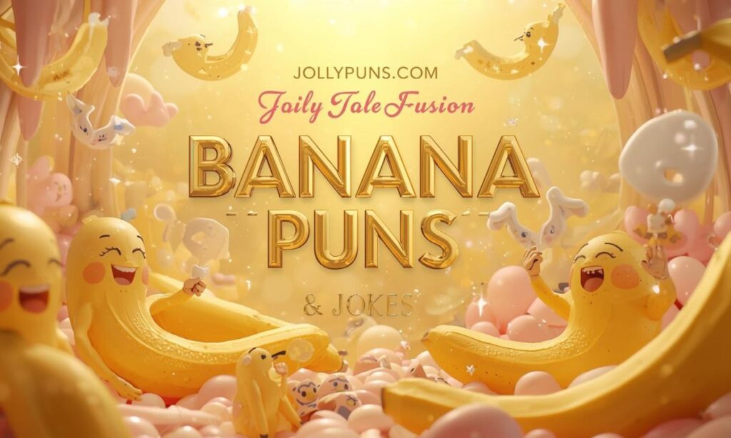 Banana Puns Captions & Jokes