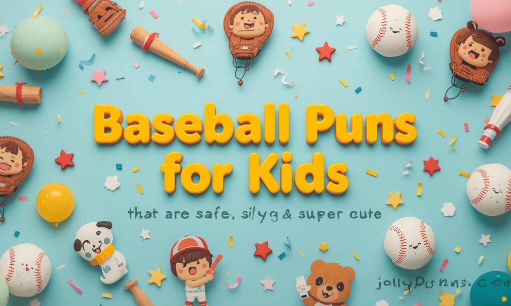 Baseball Puns for Kids That Are Safe, Silly & Super Cute