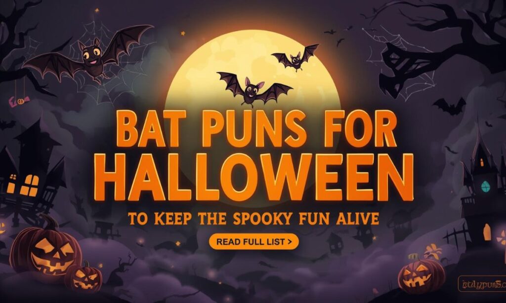 Bat Puns for Halloween to Keep the Spooky Fun Alive
