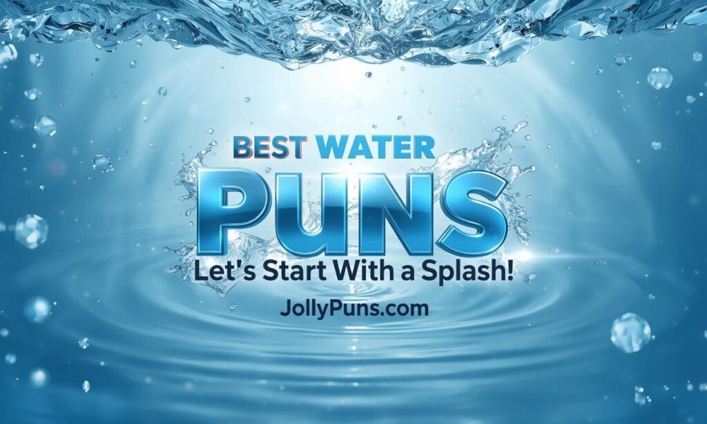 Best Water Puns (Let's Start With a Splash!)