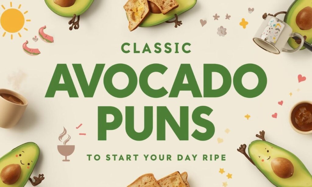Classic Avocado Puns to Start Your Day Ripe