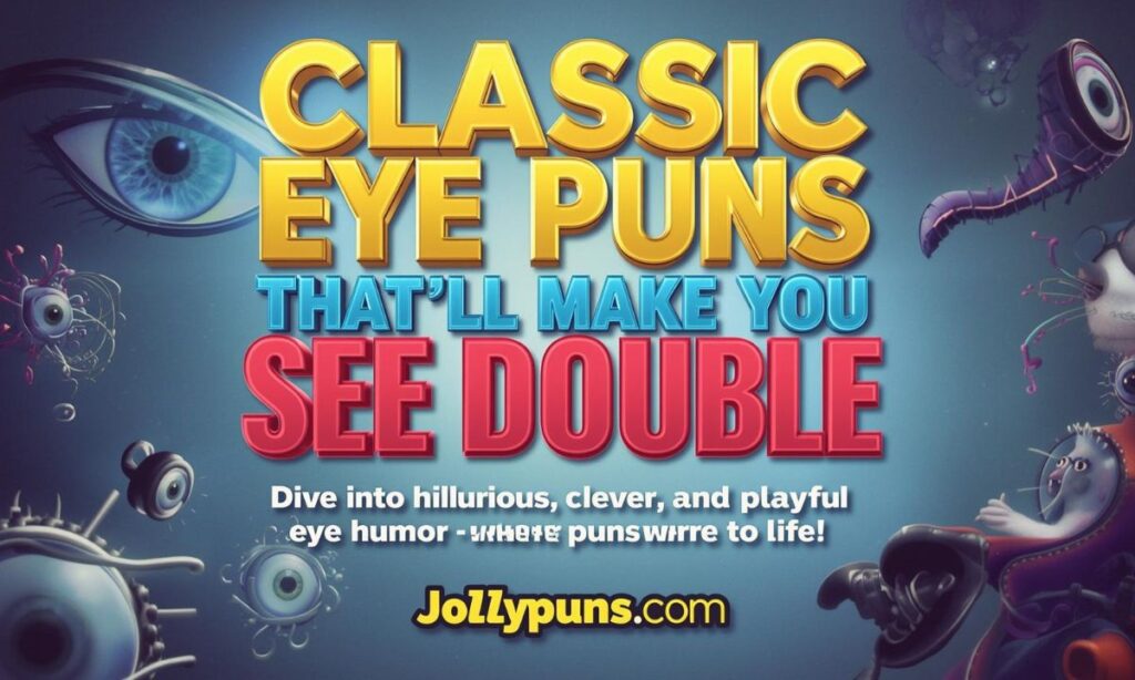 Classic Eye Puns That'll Make You See Double