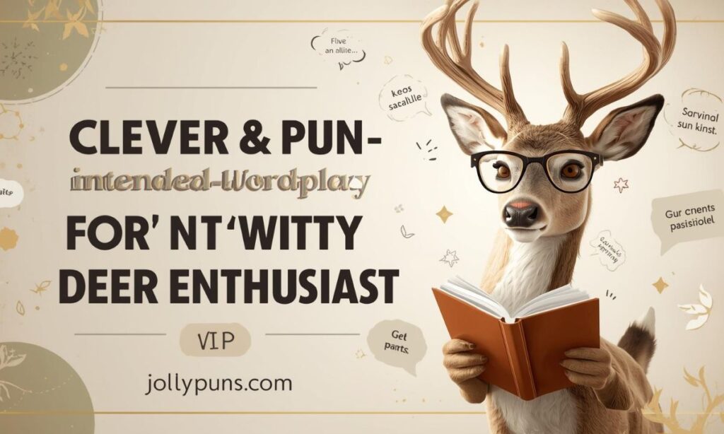 Clever & Pun-Intended Wordplay for the Witty Deer Enthusiast