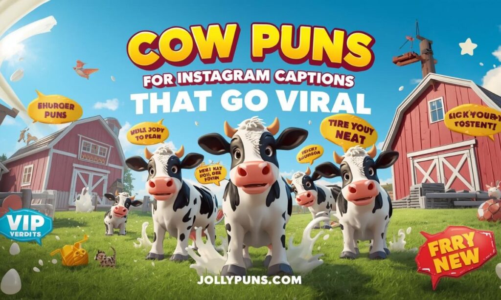 Cow Puns for Instagram Captions That Go Viral