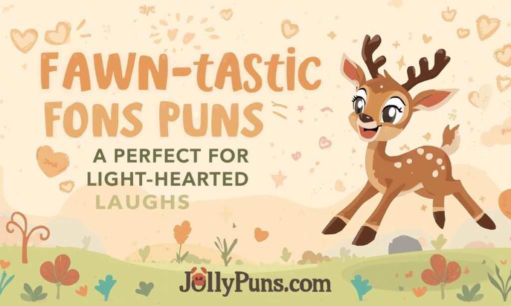 Fawn-tastic Puns Perfect for Light-Hearted Laughs
