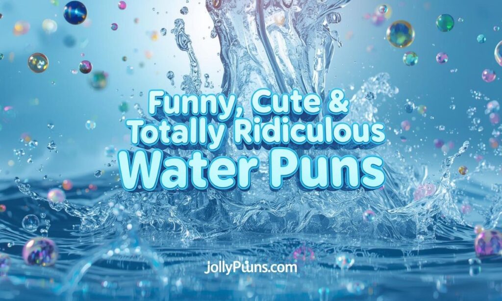 Funny, Cute & Totally Ridiculous Water Puns