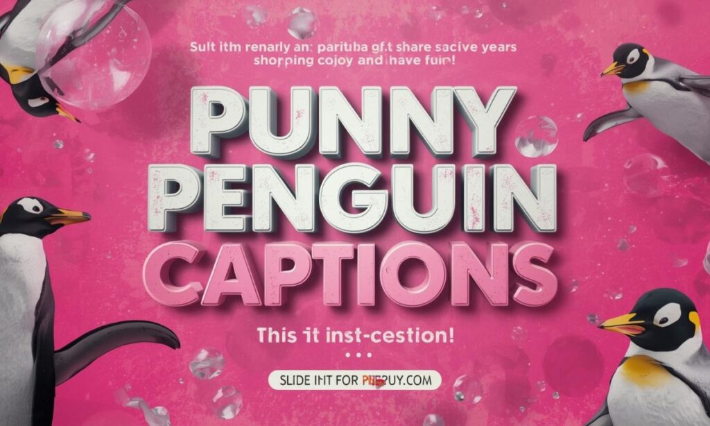 Ice-Cold Penguin Captions
