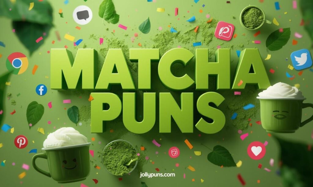Matcha Puns for Instagram Captions & Social Media Posts