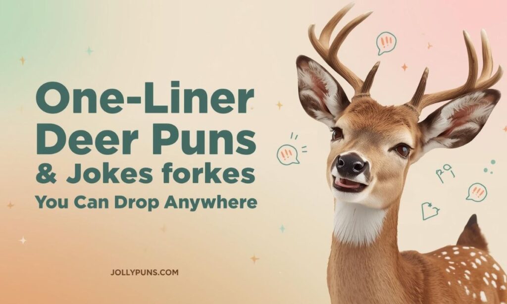 One-Liner Deer Puns & Jokes You Can Drop Anywhere