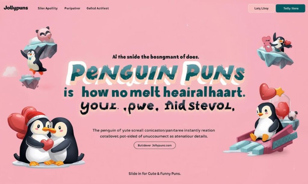 Penguin Puns That'll Melt Your Heart