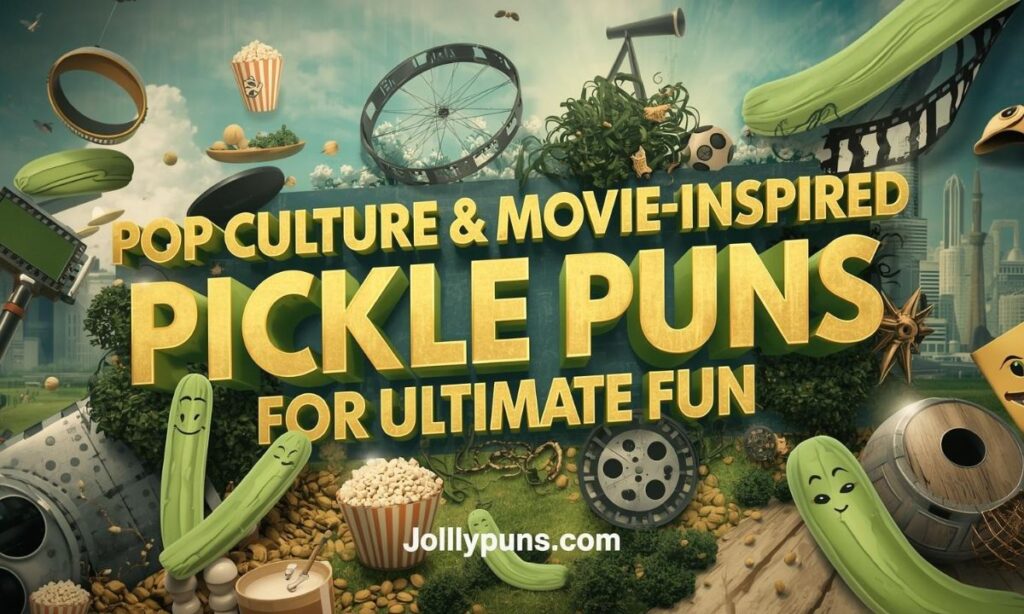 Pop Culture & Movie-Inspired Pickle Puns for Ultimate Fun