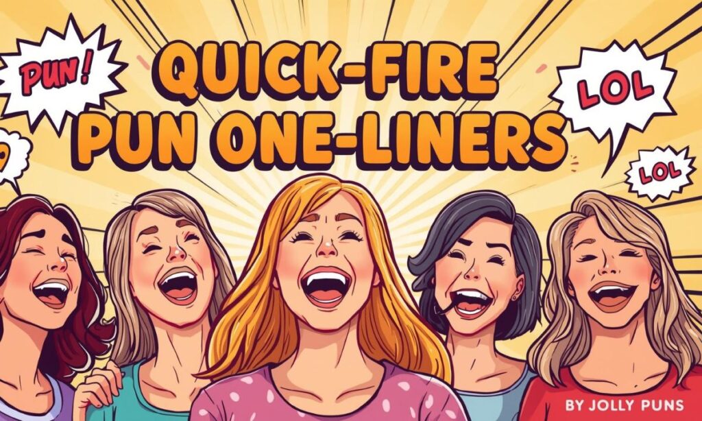 Quick-Fire Pun One-Liners