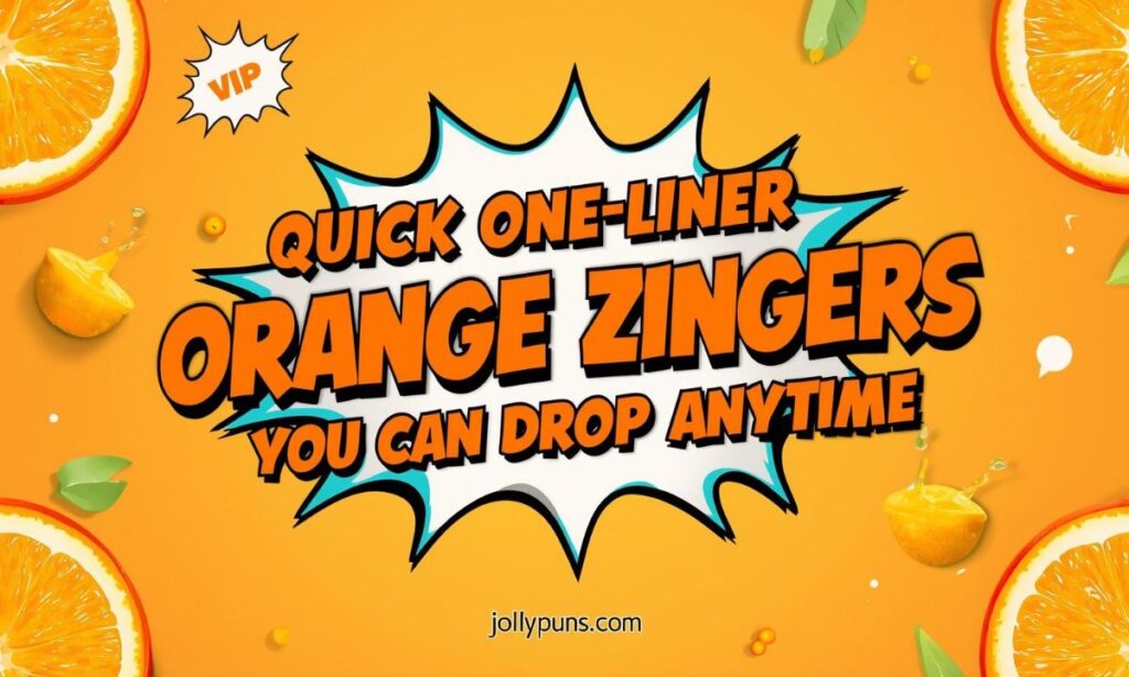 Quick One-Liner Orange Zingers You Can Drop Anytime