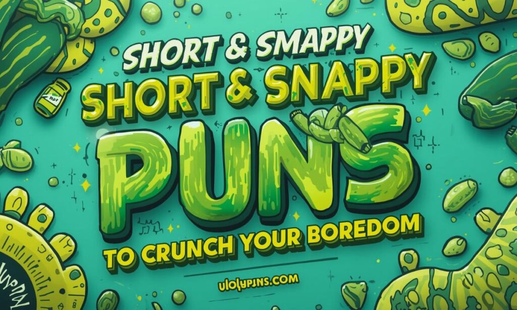 Short & Snappy Pickle Puns to Crunch Your Boredom
