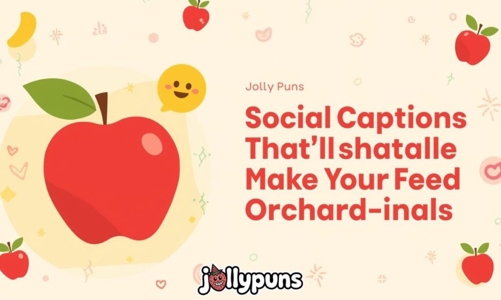 Social Captions That'll Make Your Feed Orchard-inal