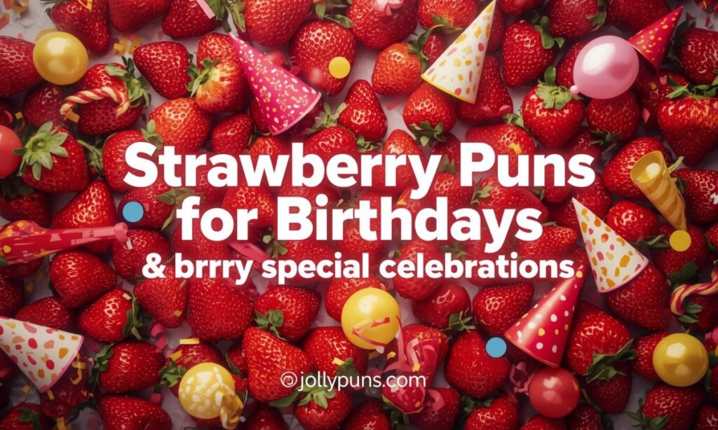 Strawberry Puns for Birthdays & Berry Special Celebrations