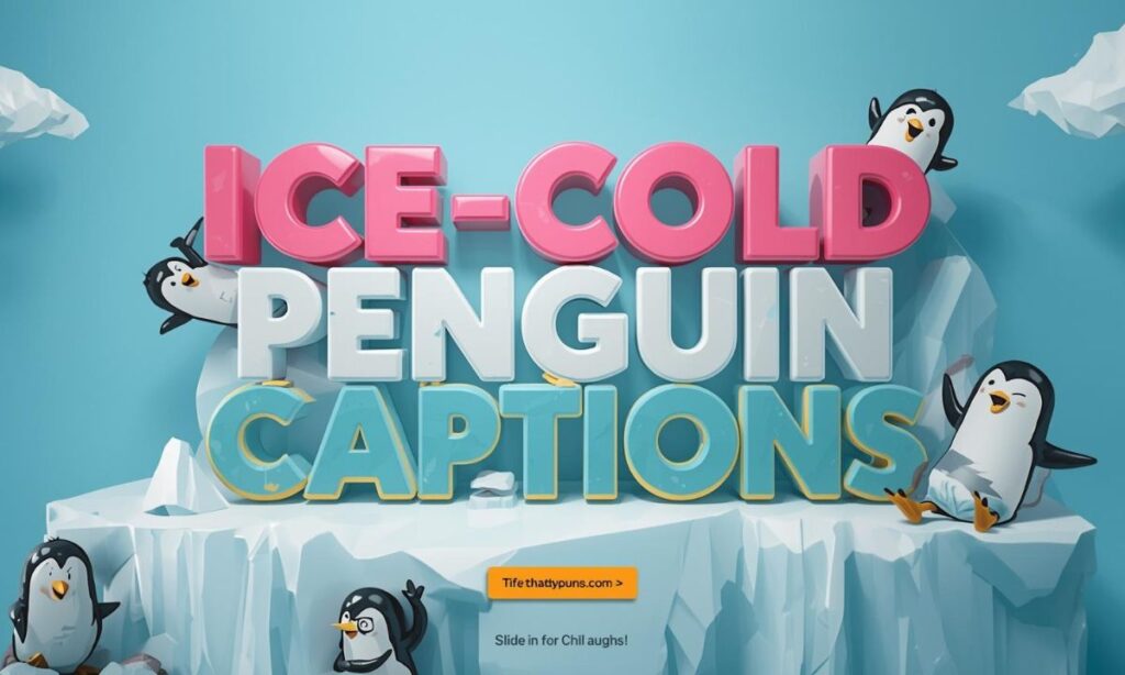 Waddle You Think Clever Penguin Wordplay
