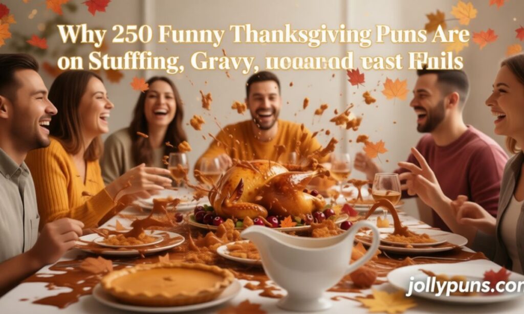 250 Funny Thanksgiving Puns on Stuffing, Gravy, and Feast Fails