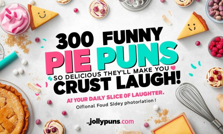 300 Funny Pie Puns So Delicious They’ll Make You Crust Laugh!