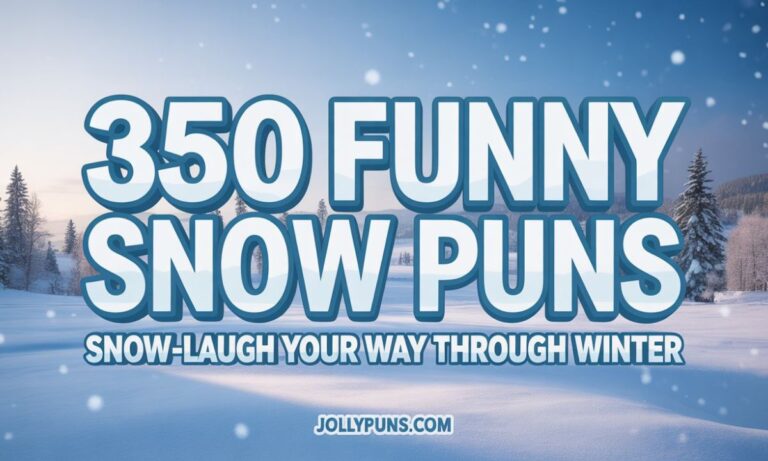 350 Funny Snow Puns You’ll Snow-Laugh Your Way Through This Winter