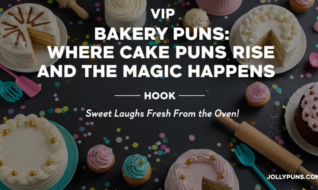 Bakery Puns Where Cake Puns Rise and the Magic Happens