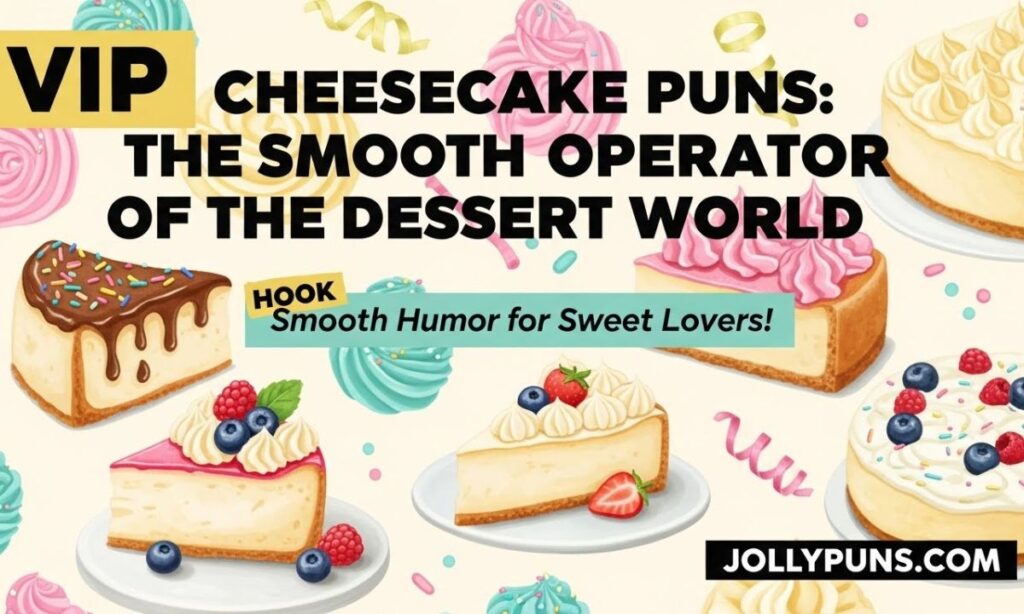 Cheesecake Puns The Smooth Operator of the Dessert World